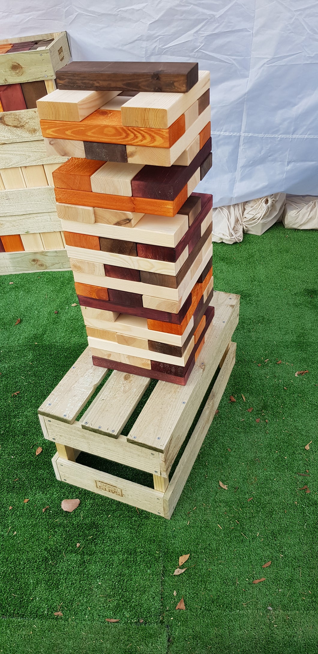 Giant Tumbling Tower Blocks Game