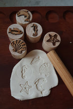 Load image into Gallery viewer, Wooden Playdough Stampers