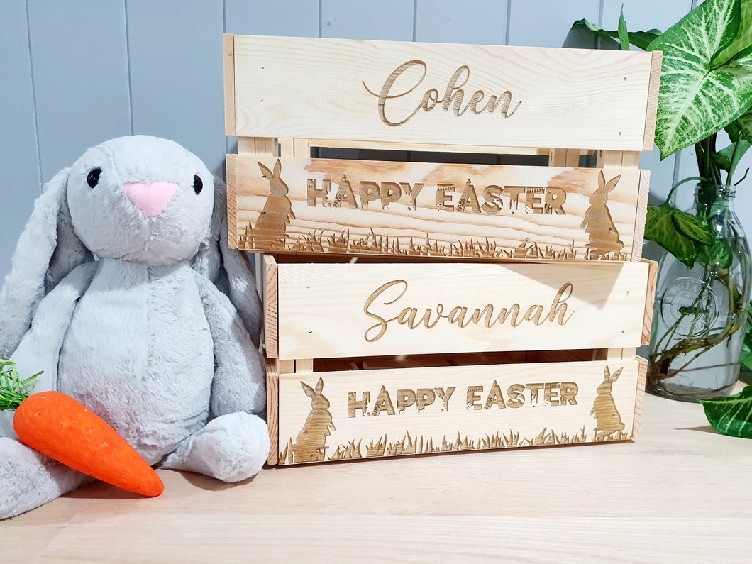 Easter Crate Box - Personalised