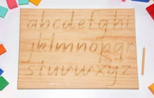 Load image into Gallery viewer, Wooden Alphabet Tracing Board
