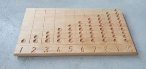 Wooden Counting Board Small