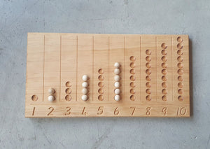 Wooden Counting Board Small