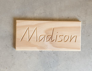 Wooden Name Tracing Boards